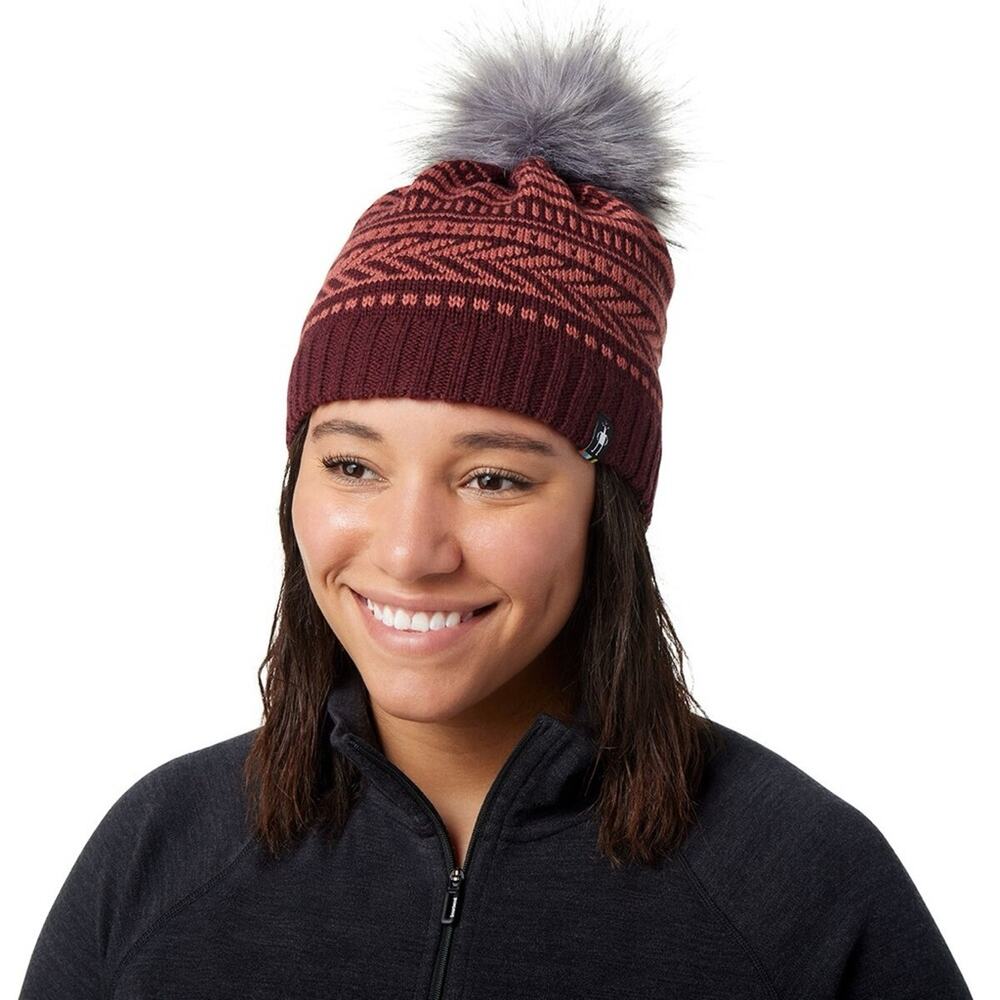 Smartwool Chair Lift Winter Beanie Orange Red